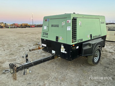 2017 Sullair 375H 375 cfm Mobile Air Compressor