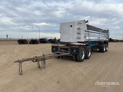 2011 Trojan 26 ft Quad/A Turntable Pup End Dump Trailer