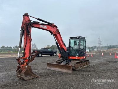 2014 Kubota KX080-4 حفارة بجنزير