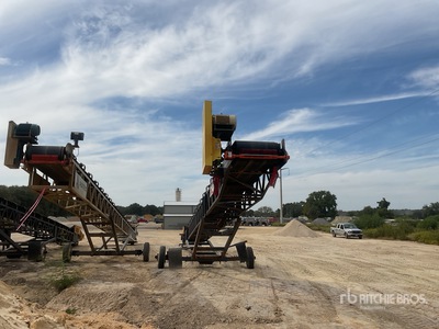 2021 TCI 36 in x 70 ft Portable Radial Stacking Conveyor