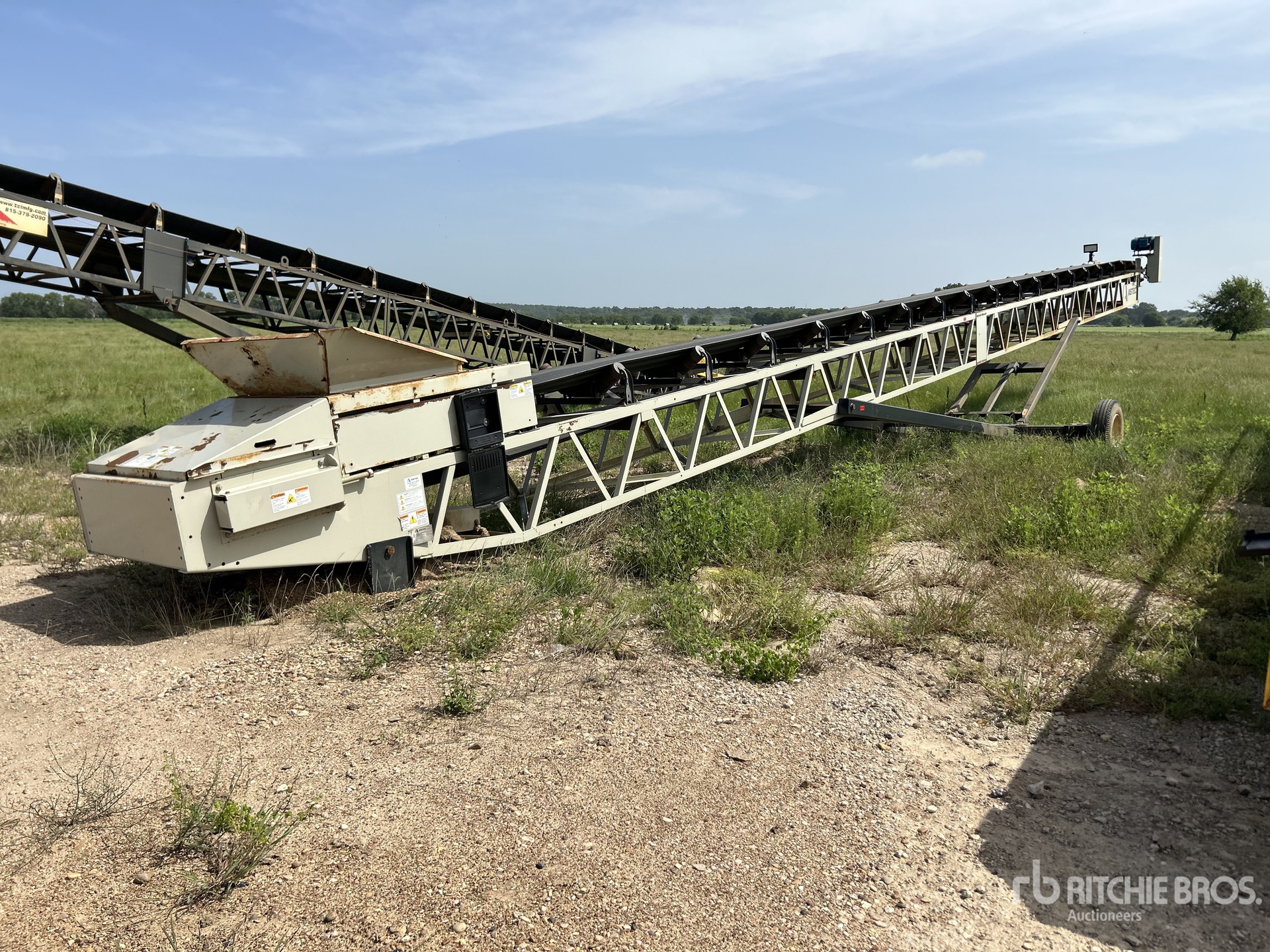 2023 Astec 13-3080 30 in x 80 ft Portable Radial Stacking ناقل