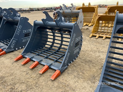 2025 SEC 58 in Q/C Skeleton Excavator Bucket - Fits Hitachi ZX200