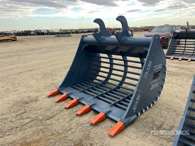 2025 SEC 72 in Q/C Skeleton Excavator Bucket - Fits Hitachi ZX330