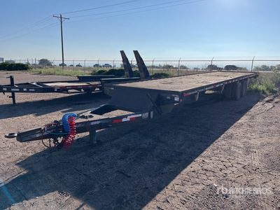 2001 G & H 8550A 35 ft T/A Flatbed Trailer