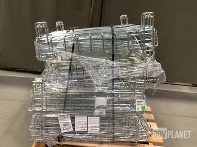 (4) Wire Storage Baskets