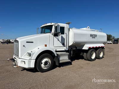2009 Kenworth T800 4000 gal 6x4 Water Truck