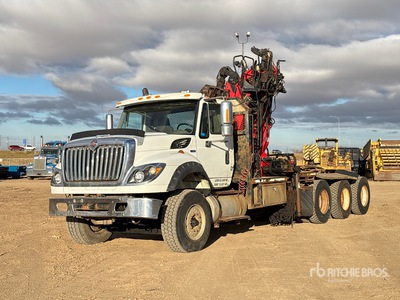 2011 Palfinger S260 Z96 5300 kg Knuckle Boom on 2013 International WorkStar 7600 8x6 Boom Truck