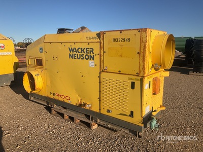 2013 Wacker Neuson HI 900 G 850000 BTU Skid Mounted Indirect Space Heater