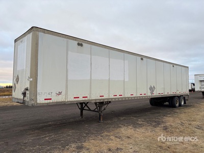 2012 Wabash 53 ft x 102 in T/A Van Trailer