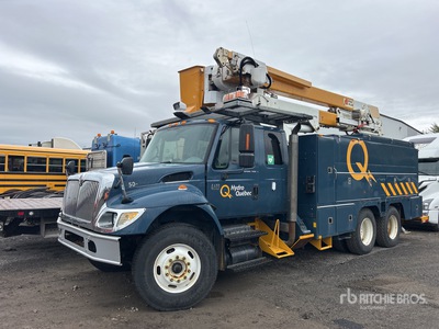 Posi-Plus 400-46-R 46 ft on 2007 International 7400 6x4 Extended Cab Bucket Truck