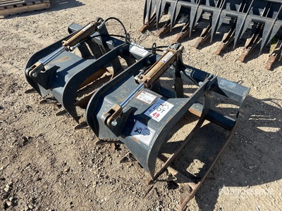 66 in Skeleton Skid Steer Grapple - Fits stout