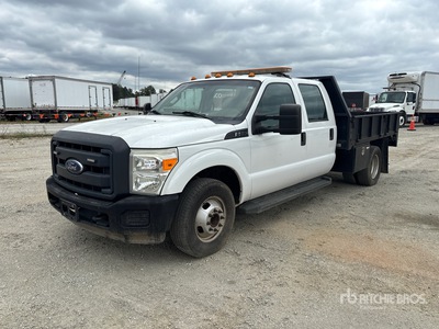 2008 Ford F-650 4x2 Crew Cab Camión Caja Abierta