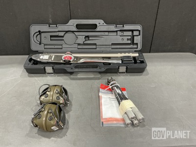 (5) Torque Wrenches, (2) Headset-Microphones & Assorted Items