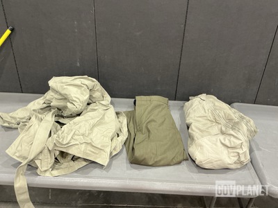 (11) Pairs of Cold Weather Trousers, (1) All-Weather Coat & Assorted Items