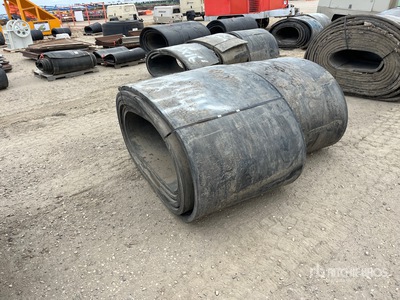 Quantity of (2) Rolls Rubber Mats