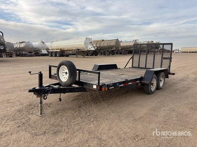 1998 Goertzen 16 ft T/A Equipment Trailer