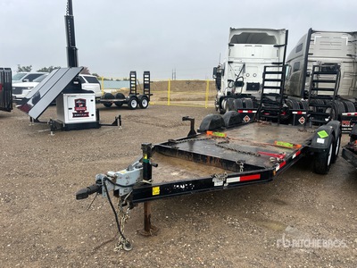 2018 Miska 14 ft T/A Remolque Portamaquinaria