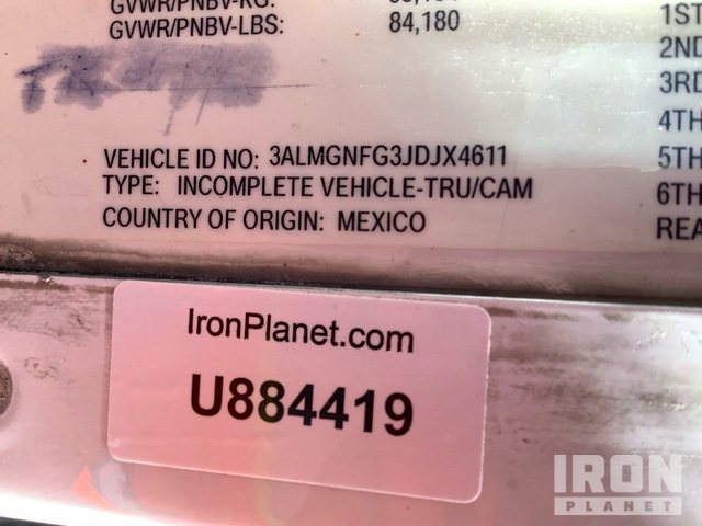 CAMIóN CHASIS 2018 FREIGHTLINER 122SD