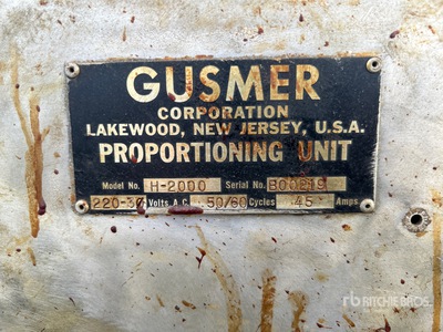 Gusmer H-2000 Spray Foam Unit, Paint sprayer, transfer pump, various hoses, cable, (2) gen sets (Inoperable)