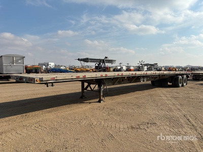 2009 Manac 53 ft T/A Flatbed Trailer