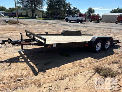 2021 Orange Line TH70-18BK4AR2B 10 ft T/A Equipment Trailer