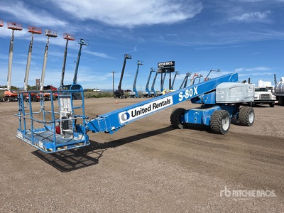 2015 Genie S-80X 4WD Diesel Plataforma Elevadora Telescópica