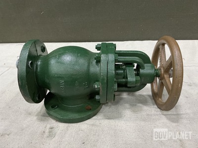 (3) NIBCO F-838-31 Angle Globe Valves