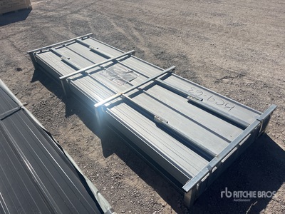 Quantity of (200) 2025 KJ K0310 9.5ft Galvalume Corrugated Steel Sheets Divers - Matériaux de construction (Unused)