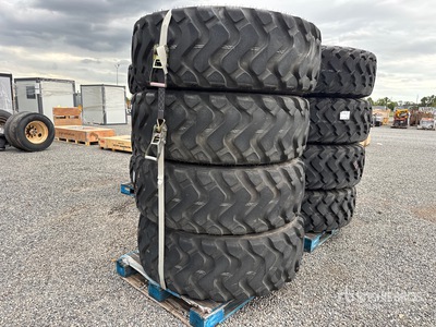 Quantity of (4) Michelin XHA2 17.5R25 Tyres - Fits Case Wheel Loader