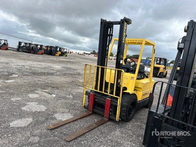 2011 Hyster H45XM 4200 lb Pneumatic Tire Forklift