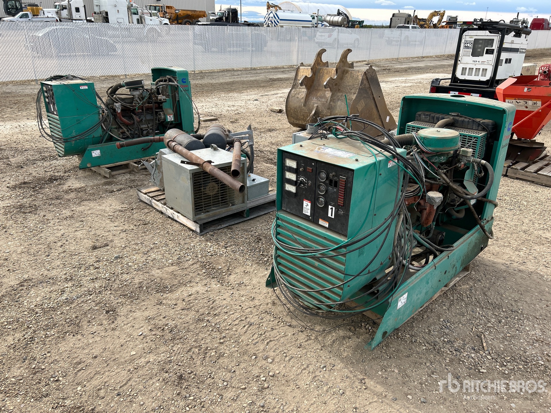 Quantity of (2) Cummins 35 kW Generator set