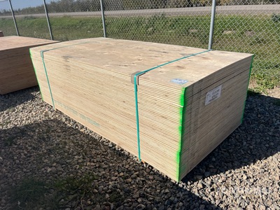 Quantity of (60) 1/2 in 4 x 8 CSP/DFP No Stamp Plywood (Unused)