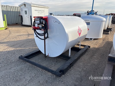 Westeel 500 gal Skid Mounted Diesel Fuel Tank