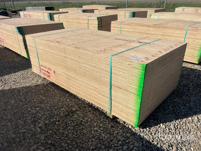 Quantity of (40) 3/4 in x 4 x 8 CSP/DFP No Stamp Plywood (Unused)
