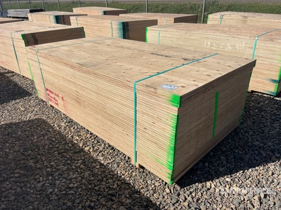 Quantity of (40) 3/4 in x 4 x 8 CSP/DFP No Stamp Plywood (Unused)