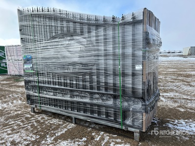 Quantity of (10) 2025 Suihe 20 ft x 7 ft 6 in Wrought Iron Bi-Parting Cancello (Unused)