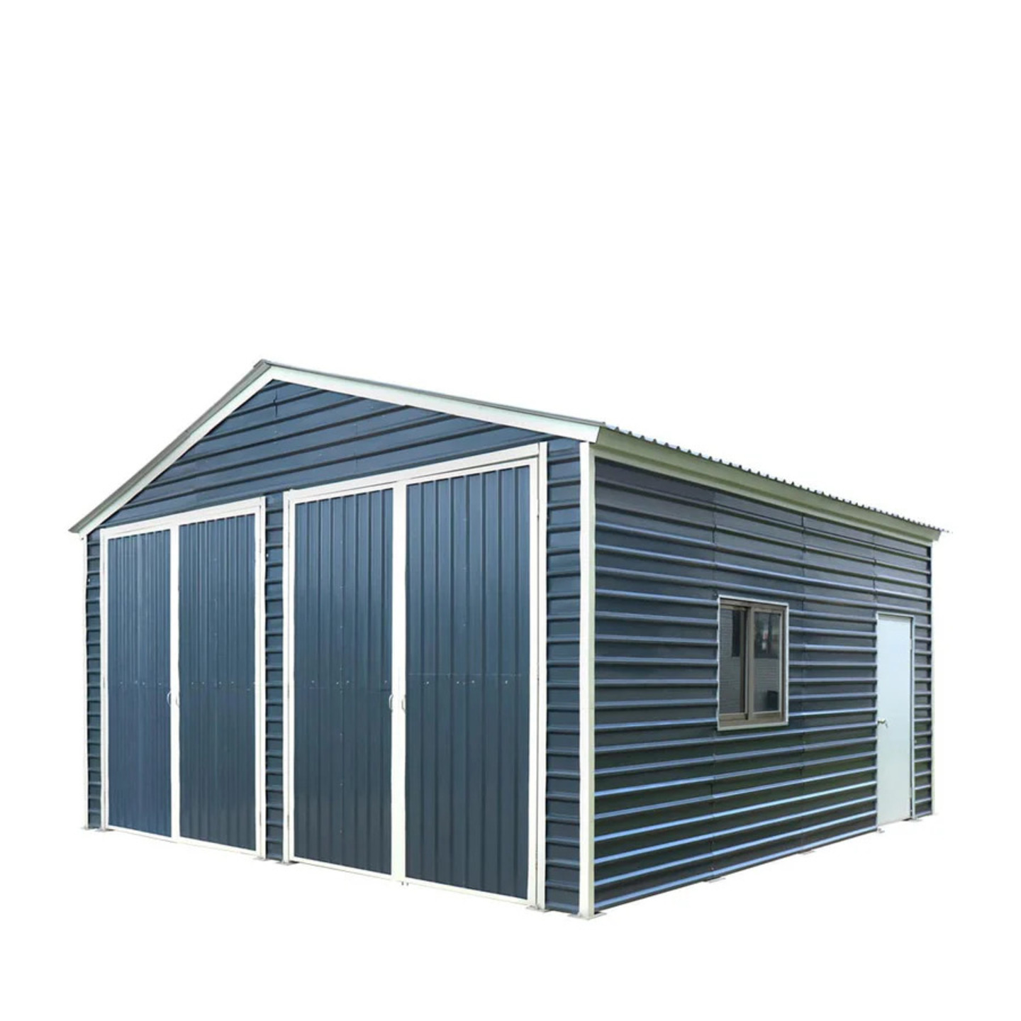 StanForge MS2020 Double Garage Metal Shed (Unused)