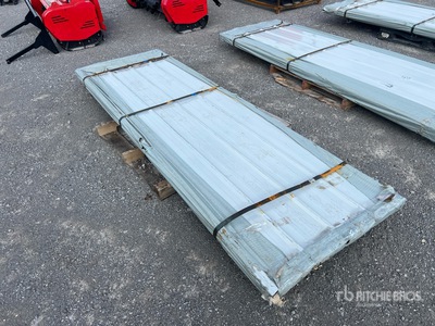 Quantity of (100) 2025 SKLP SKL50 Galvalume Steel Sheets (Unused)