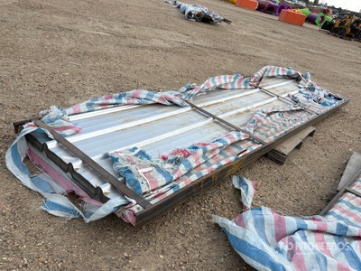 Quantity of (100) Sheets Galvalume Steel Roofing (Unused)