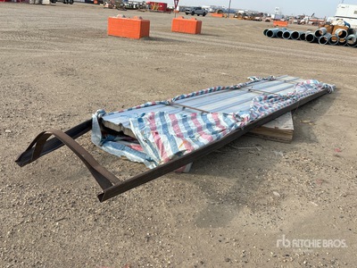 Quantity of (100) Sheets Galvalume Steel Roofing (Unused)