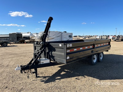 2013 Ubilt 16 ft T/A Dump Utility Trailer