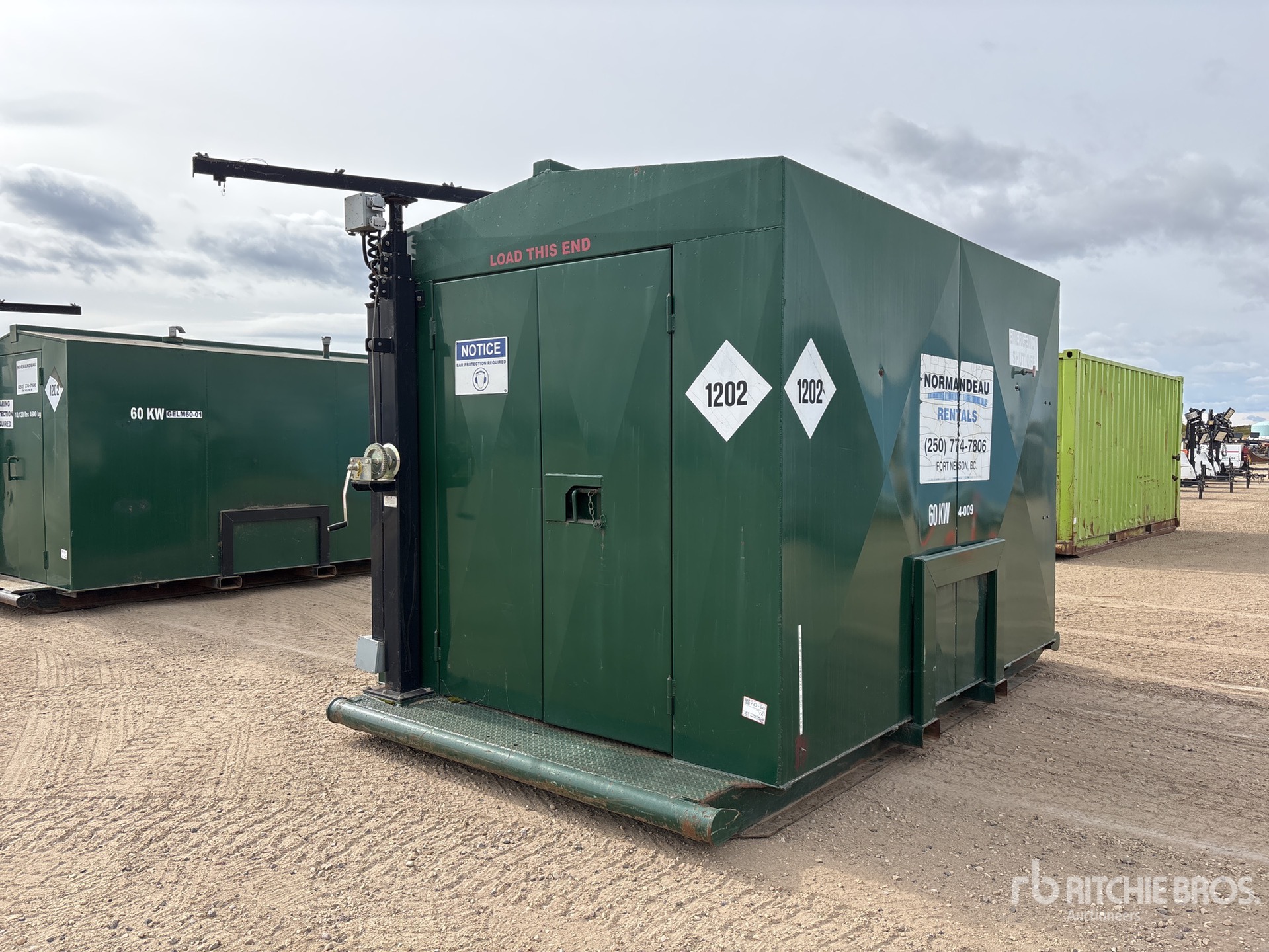 2003 Stamford 60 kW Skid-Mounted Generator Set