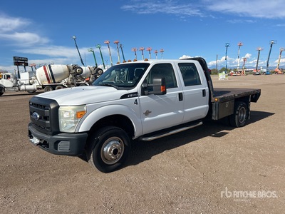2011 Ford F-350 4x4 Crew Cab 平台トラック
