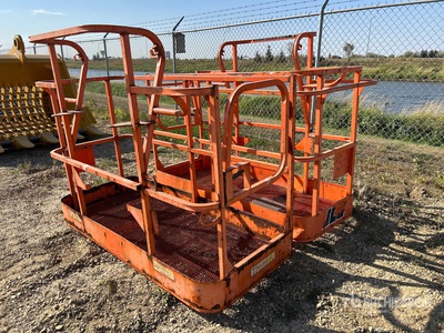 Quantity of (2) JLG 72 in Telehandler Personnel Basket
