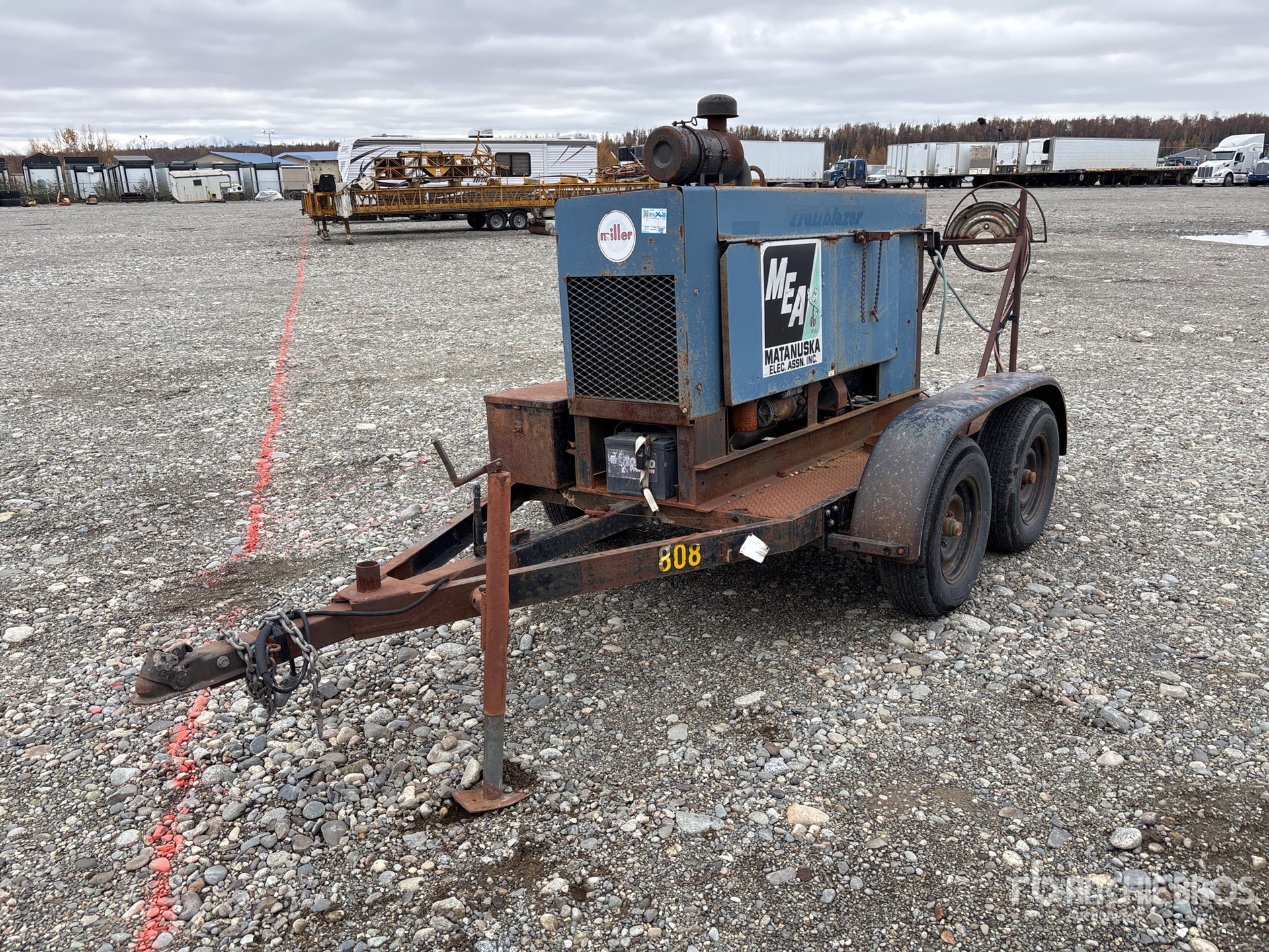 1976 Miller Trailblazer 44D Mobile Multi-Process Engine Driven Welder