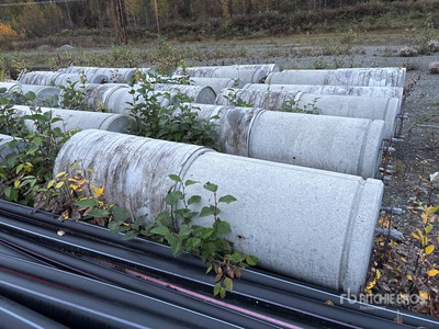 Quantity of (20) Large Concrete Light Pole Bases