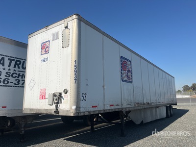 2005 Wabash 53 ft x 102 in T/A Van Trailer