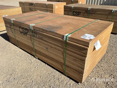 Quantity of 4 ft x 8 ft x 3/4 in Plywood
