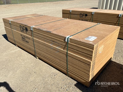 Quantity of 4 ft x 10 ft x 3/4 in Plywood