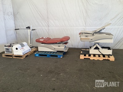 (2) Exam Tables, (1) Sterilizer, (1) Dental Milling Machine & (1) Scale